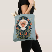 Tote Bag Boho Floral (De près)