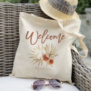 Tote Bag Boho Floral Bienvenue