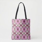 Tote Bag Boho floral rose (Devant)