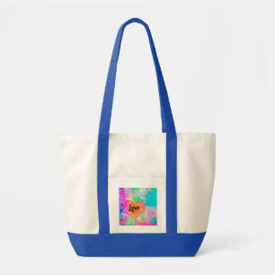 Tote Bag Boho Heart Love