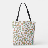 Tote Bag Boho Hoed Meisje (Achterkant)