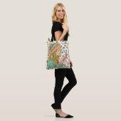 Tote Bag Boho Hoed Meisje (Op model)