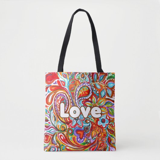 Tote Bag Boho Love (Devant)