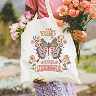 Tote Bag Boho Mystical Trust Vos Visions Inspiration