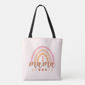 Tote Bag Boho Rainbow Mama avec phases de lune (Dos)