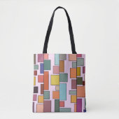 Tote Bag Boho Rectangles (Devant)