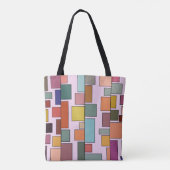 Tote Bag Boho Rectangles (Dos)