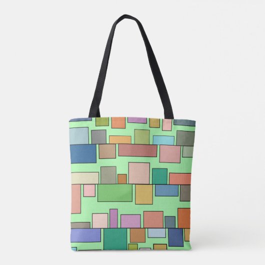 Tote Bag Boho Rectangles (Dos)
