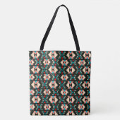 Tote Bag Boho Sud-Ouest Abstrait (Devant)