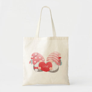 Tote Bag Boho Valentine' Gnomes