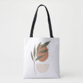 Tote Bag Boho Zen minimaliste Botanique (Devant)