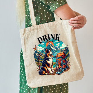 Tote Bag Boire dans la nature Air Bernese Mountain Do Fourr