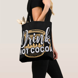Tote Bag Boire du cacao chaud