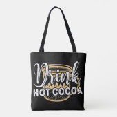 Tote Bag Boire du cacao chaud (Dos)