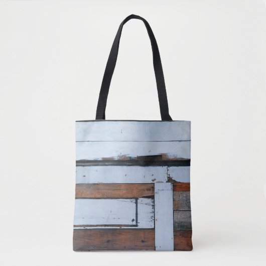 Tote Bag Bois blanc et marron (Devant)