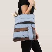 Tote Bag Bois blanc et marron (De près)