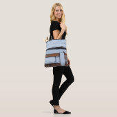 Tote Bag Bois blanc et marron (Sur le modèle)