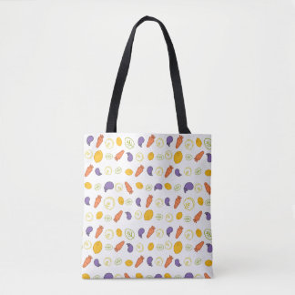 Tote Bag Bois de carottes motifs et citrons
