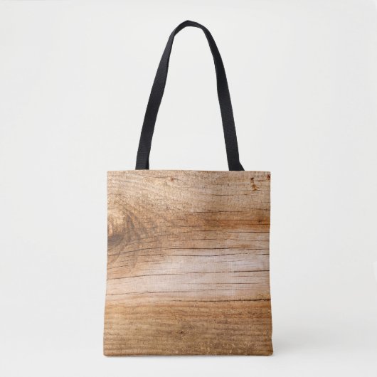 Tote Bag Bois de sapin naturel : surface texturée (Devant)
