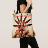Tote Bag Bois Kachina Poupée Drôle Visage Drôle Profitez Ch (De près)