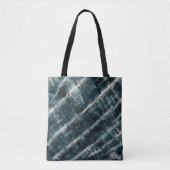 Tote Bag Bois peint en bleu (Devant)