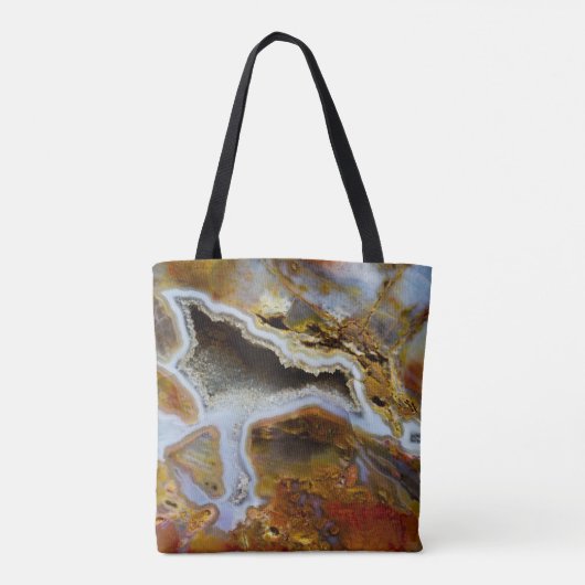 Tote Bag Bois pétrifié aux cristaux (Dos)