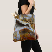 Tote Bag Bois pétrifié aux cristaux (De près)