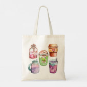 Tote Bag Boissons colorées (Dos)