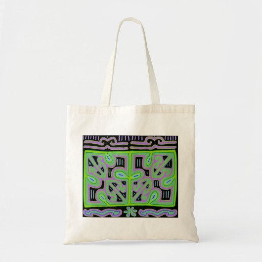 Tote Bag Boîte de musique Panama Mola (Devant)