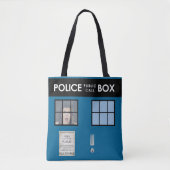 Tote Bag Boîte de police Customisée Fourre-tout (Devant)