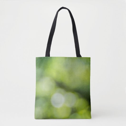 Tote Bag Bokee vert et jaune clair (Devant)