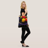 Tote Bag Bol bleu de Fourre-tout de fruits (Sur le modèle)