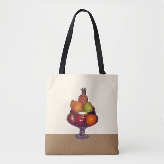 Tote Bag Bol de fruits avec socle (Devant)