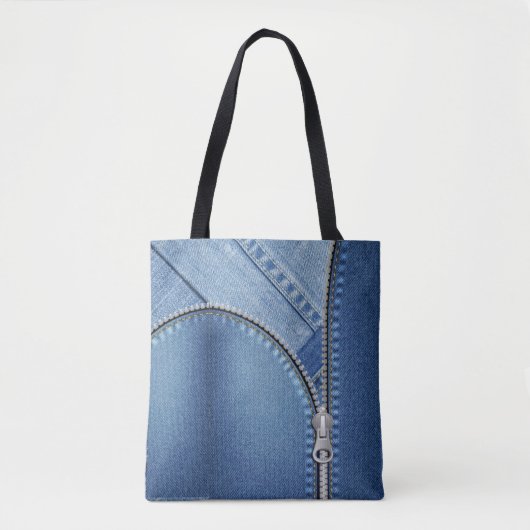 Tote Bag bolsa azul jeans (Devant)