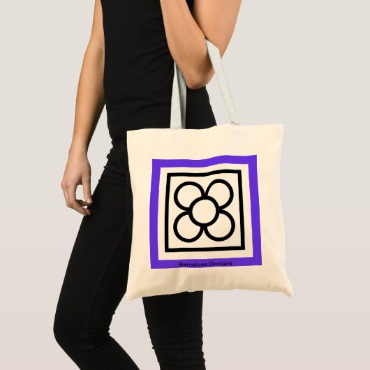 Tote Bag Bolsa de compra - Barcelone (Devant (produit))