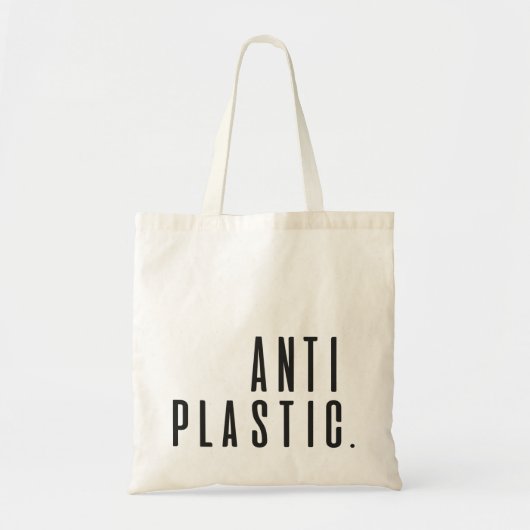 Tote Bag Bolsa de tela anti plástico. Campaña en contra (Devant)