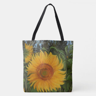 Tote Bag Bolsa de tela con girasol enorme