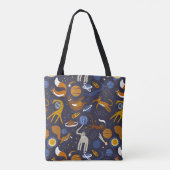 Tote Bag Bolsa de tela de la colección Animals Outer Space (Dos)