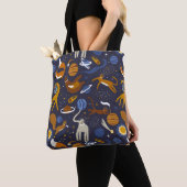 Tote Bag Bolsa de tela de la colección Animals Outer Space (De près)
