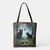 Tote Bag "Bolsa Elegante Black Cat: La Armonía (Dos)