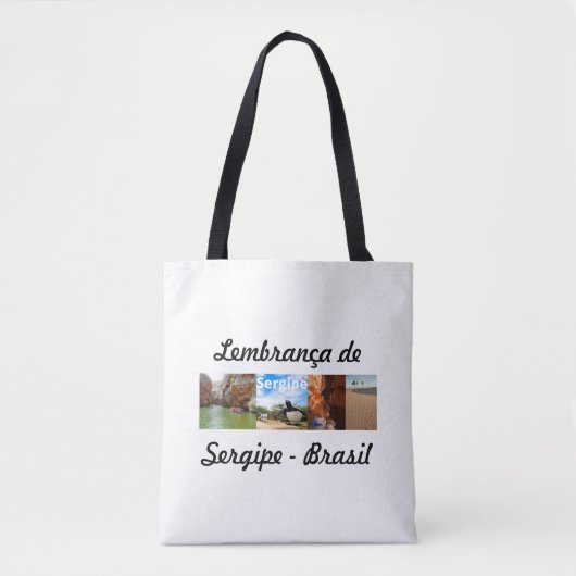 Tote Bag Bolsa lembrança de Sergipe Brasil (Devant)