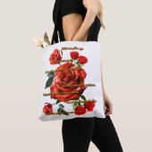 Tote Bag Bolso Rosas Rojas (De près)