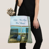 Tote Bag Bon à bord de nautique fait sur commande (De près)