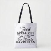 Tote Bag Bon devis Apple Pies (Devant)