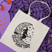 Tote Bag Bon Vibes de sorcière moderne Halloween Script