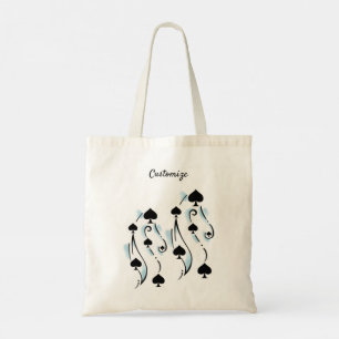 Tote Bag Bonafid Black Spades Tattoo Style Thunder_Cove
