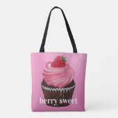 Tote Bag Bonbon à sucre de fraise (Dos)