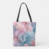 Tote Bag Bonbons de coton Abstrait (Dos)