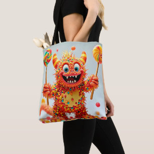 Tote Bag Bonbons de Monster heureux Design