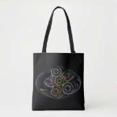 Tote Bag Bonbons de Noël (Devant)